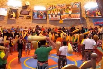 Saheb Al-Zaman Zurkhaneh - Panj Badgiri reservoir and Zurkhaneh